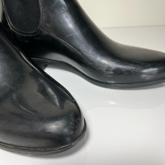 Sam Edelman black Tinsley ankle chelsea rain boot - Picture 11 of 12